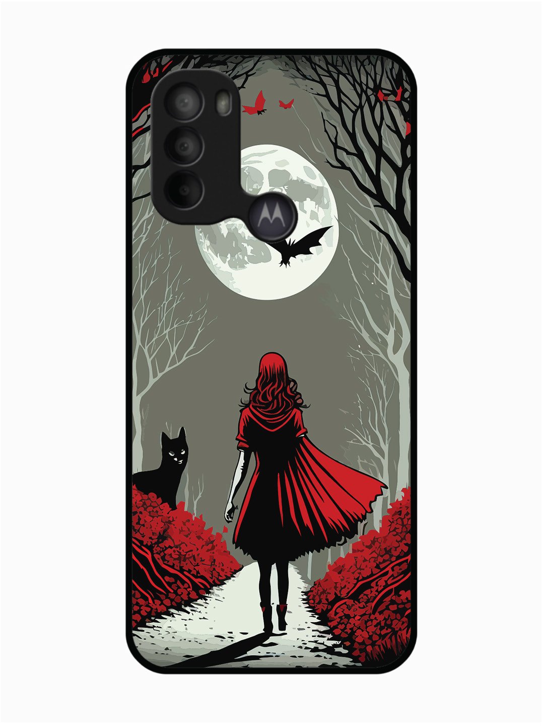 Motorola Moto G31 Scarlet Girl in Red Forest