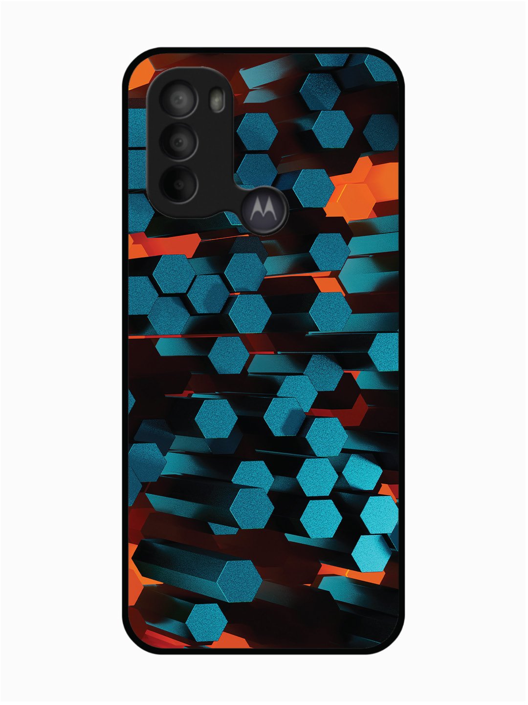Motorola Moto G31 Hexagon 3D Abstract