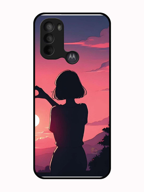 Motorola Moto G31 Love Heart with Hand Girl