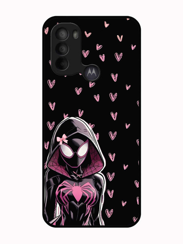 Motorola Moto G31 Spidergirl with hearts