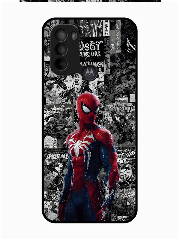 Motorola Moto G31 Spiderman Highlighted on News Paper