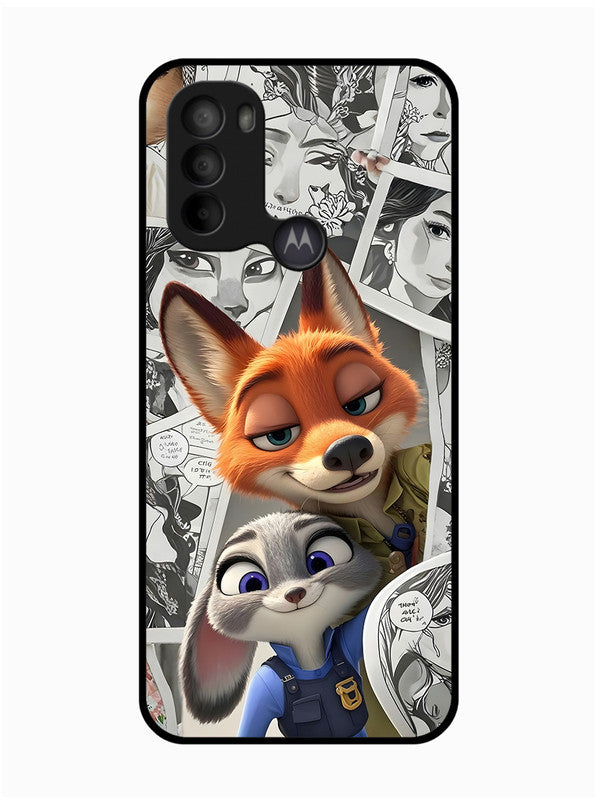 Motorola Moto G31 Cute Nick wilde and judy hopps