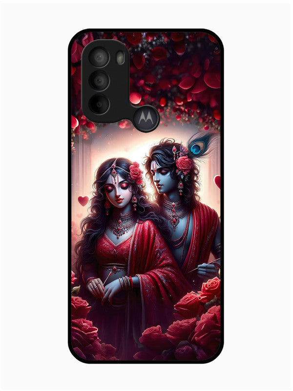 Motorola Moto G31 | 2D Metal | Couples in Red theme like Radha Krishna | MO-G31-458