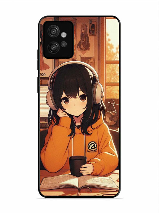 Motorola Moto G32 Cute Girl listening Music