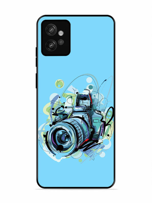 Motorola Moto G32 Camera Blue Background