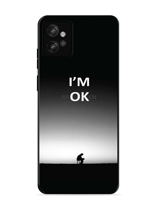 Motorola Moto G32 I'm Broken A man on Chair Alone