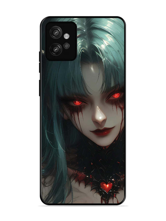 Motorola Moto G32 succubus-demon-anime-girl-red-eyes