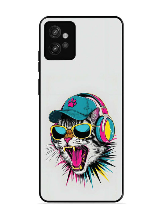 Motorola Moto G32 Neon Pop Art DJ Cat Vibe