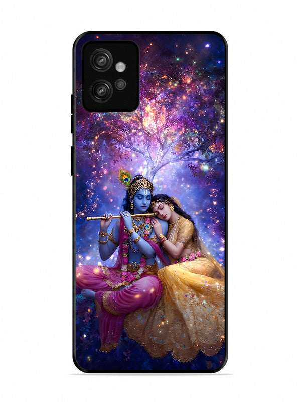 Motorola Moto G32 | 2D Metal | Radha Krishna Enjoying Flute | MO-G32-459