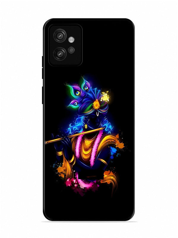 Motorola Moto G32 | 2D Metal | Krishna Playing Flute | MO-G32-460
