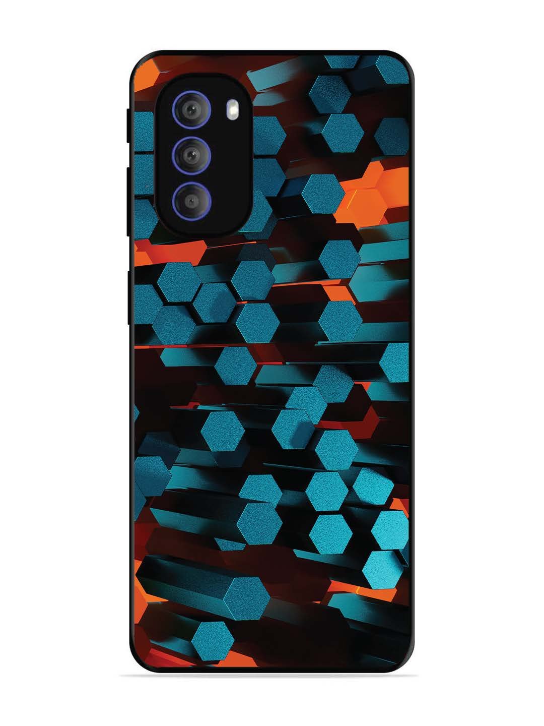 Motorola Moto G51 5G Hexagon 3D Abstract