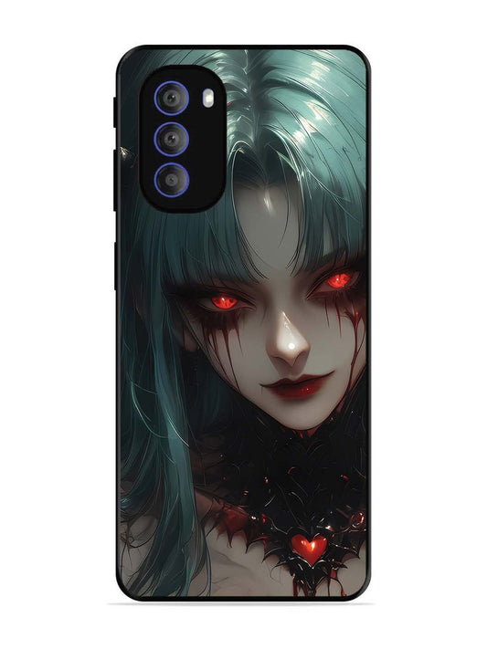 Motorola Moto G51 5G succubus-demon-anime-girl-red-eyes