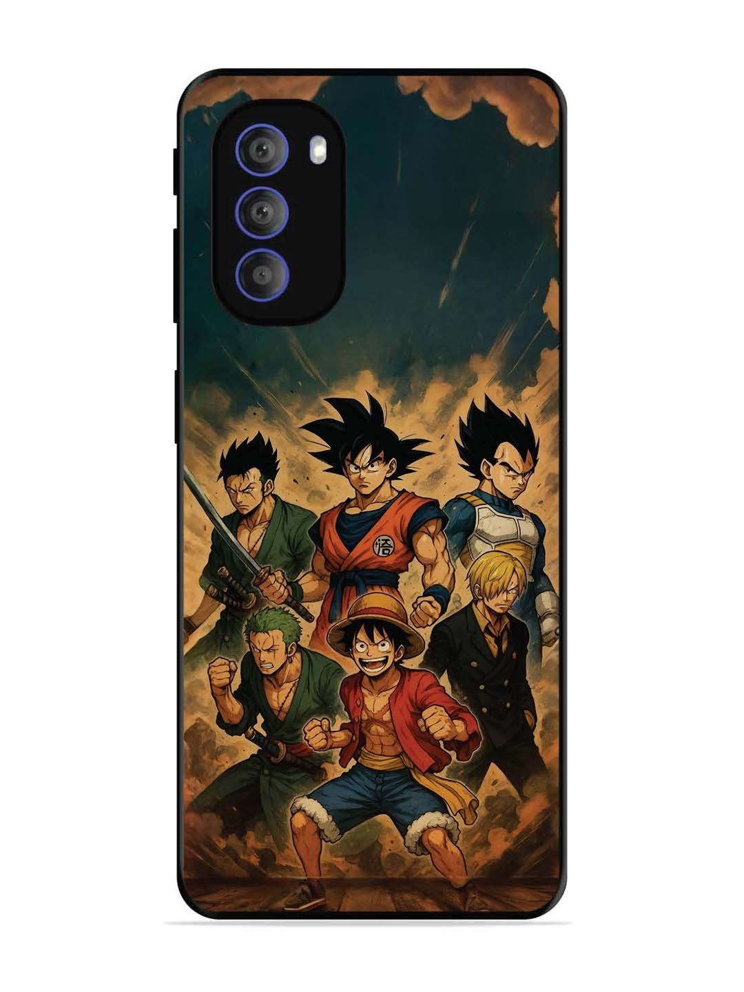Motorola Moto G51 5G OnePiece n Dragon Ball Z in one team