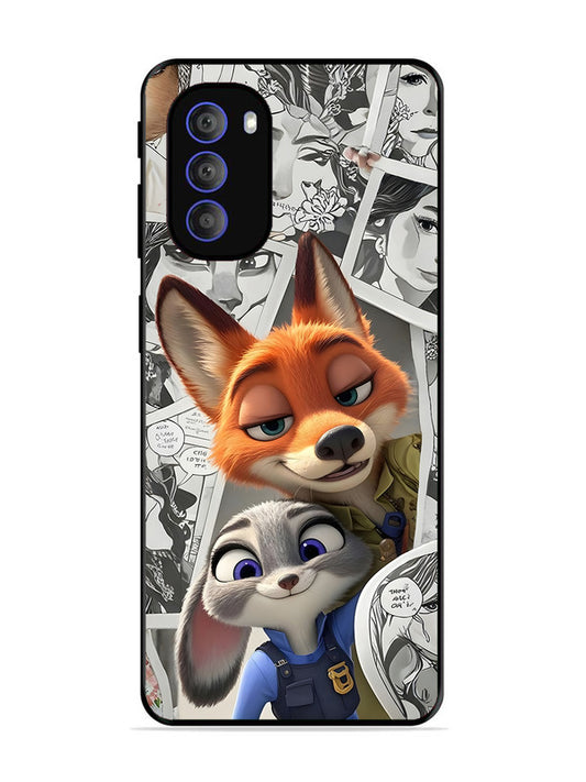 Motorola Moto G51 5G Cute Nick wilde and judy hopps