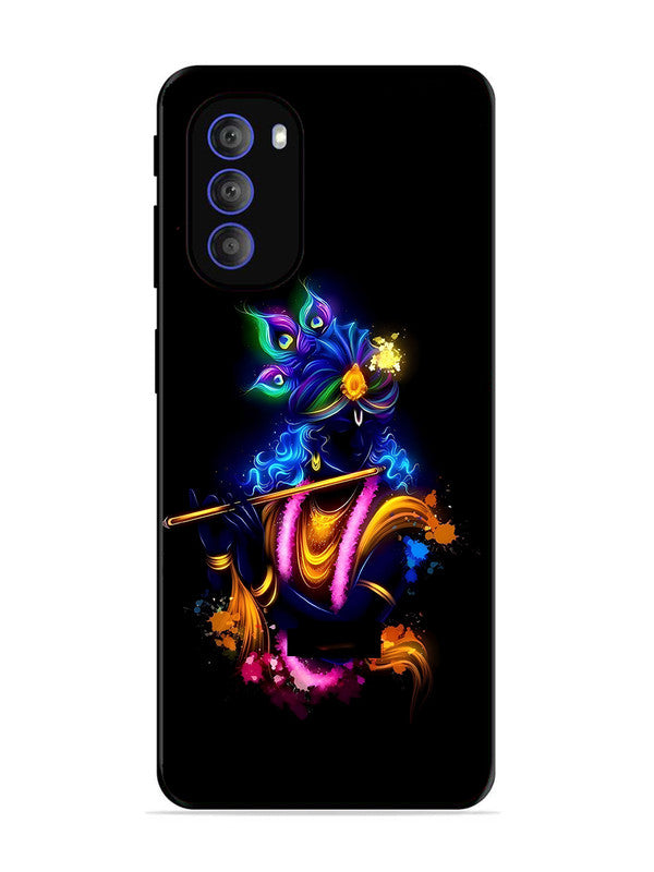 Motorola Moto G51 5G | 2D Metal | Krishna Playing Flute | MO-G51-460