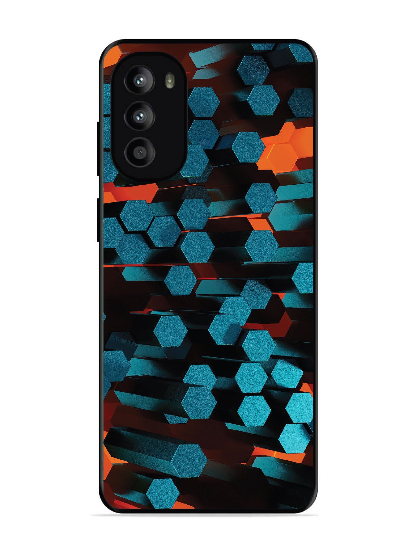 Motorola Moto G62 5G Hexagon 3D Abstract