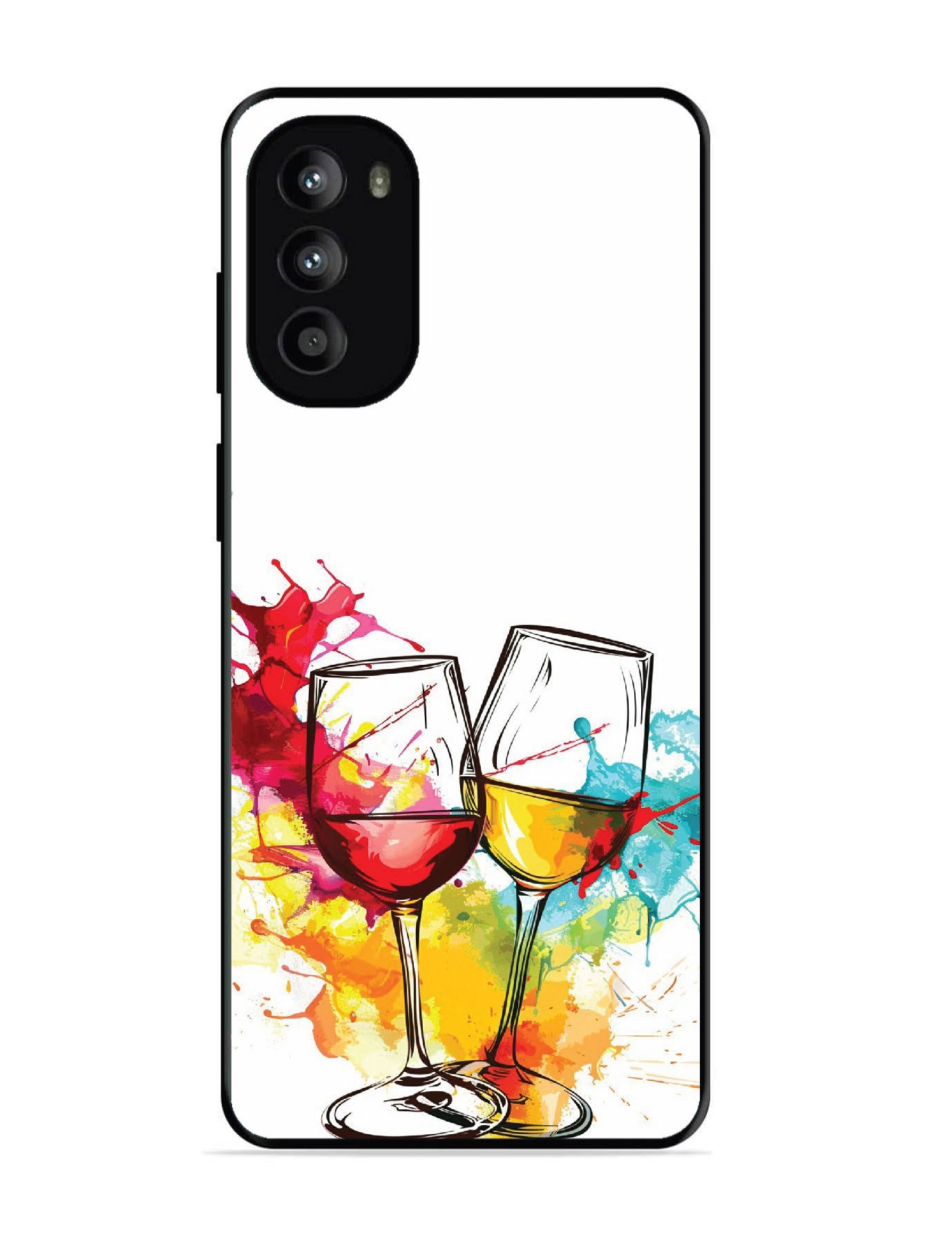 Motorola Moto G62 5G Colorful wine glasses