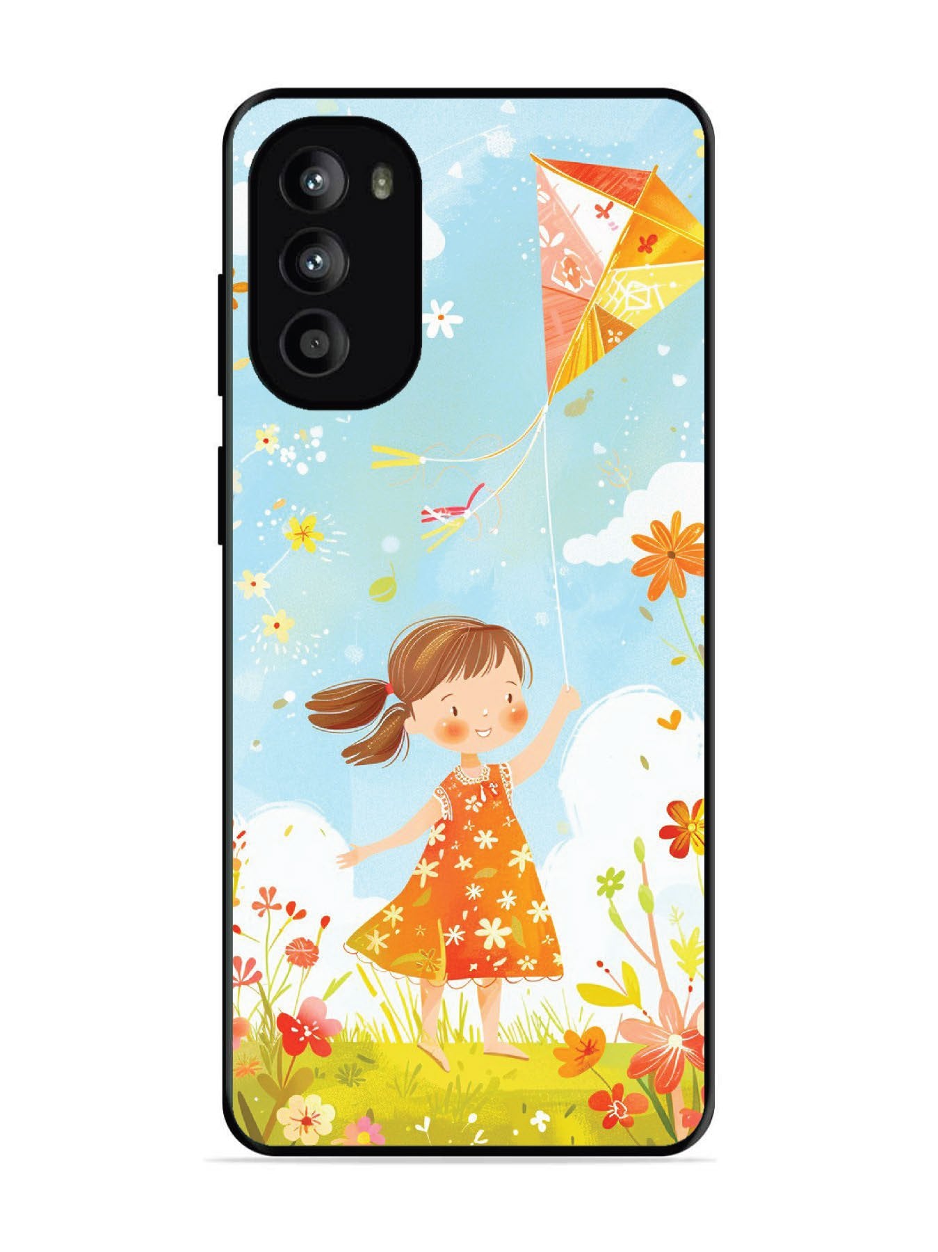 Motorola Moto G62 5G Little Girl Kite Flying