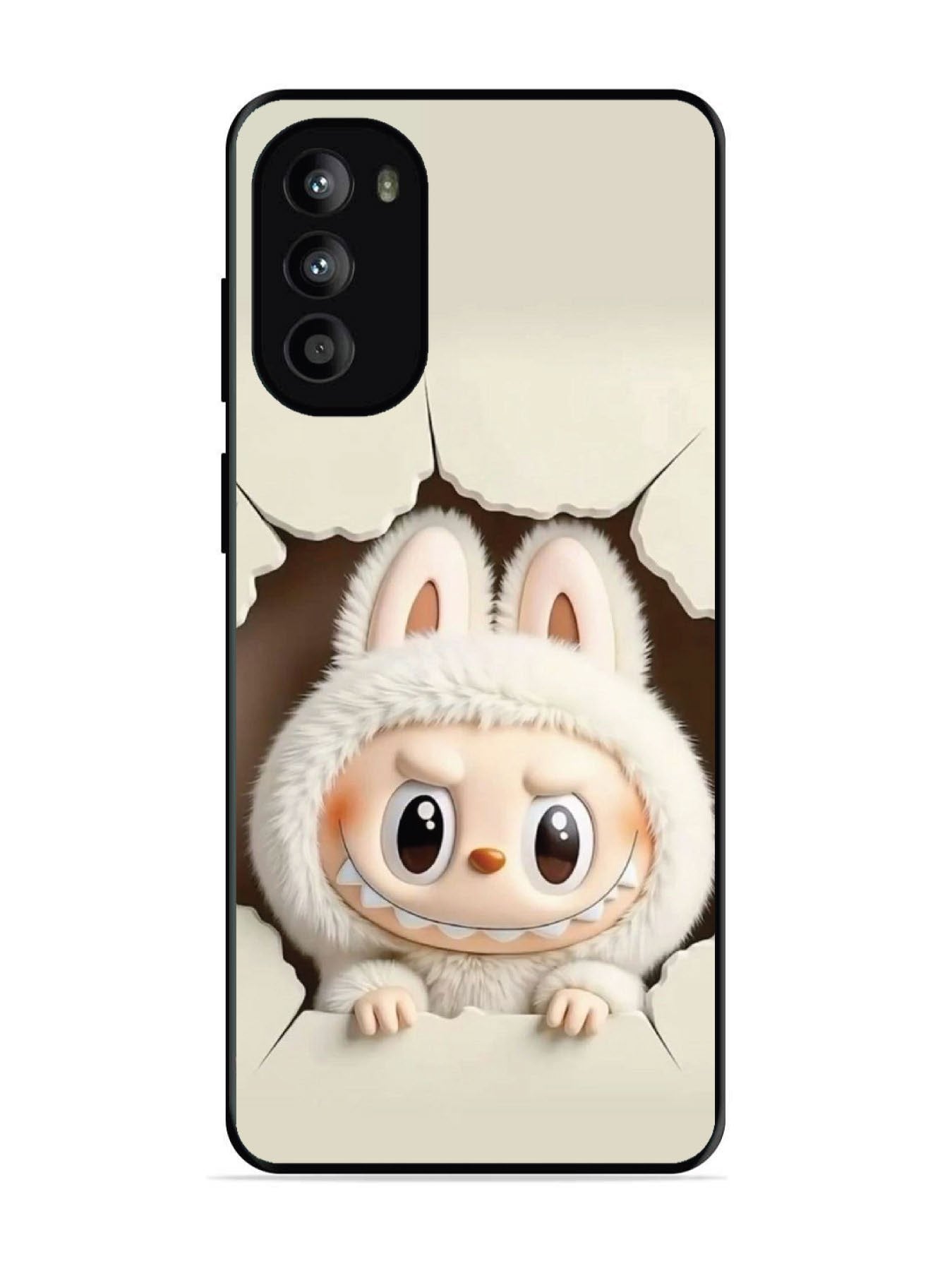 Motorola Moto G62 5G Labubu from Cracked Wall