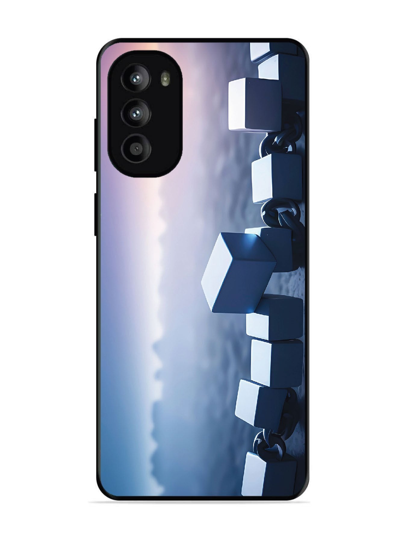 Motorola Moto G62 5G Minimalist Blockchain Cube Chain