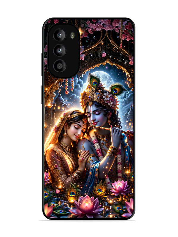 Motorola Moto G62 5G | 2D Metal | Radha Krishna Enjoying Flute 2 | MO-G62-461