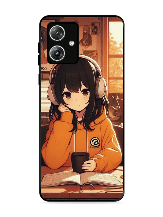Motorola Moto G64 5g Cute Girl listening Music