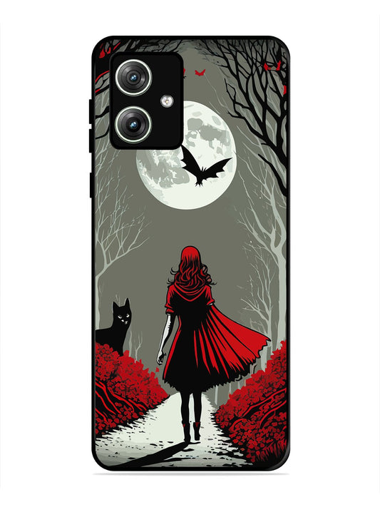 Motorola Moto G64 5g Scarlet Girl in Red Forest