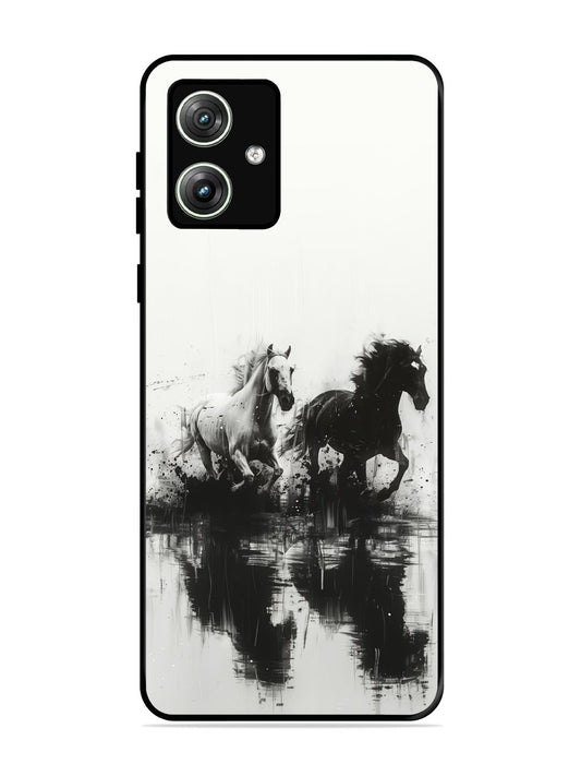 Motorola Moto G54 5G Black & White Horse