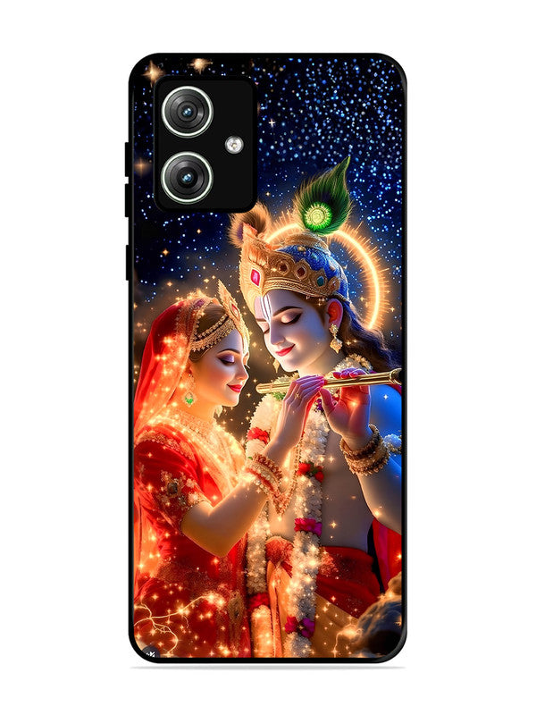 Motorola Moto G64 5G | 2D Metal | Radha Krishna posing with flute | MO-G64-462