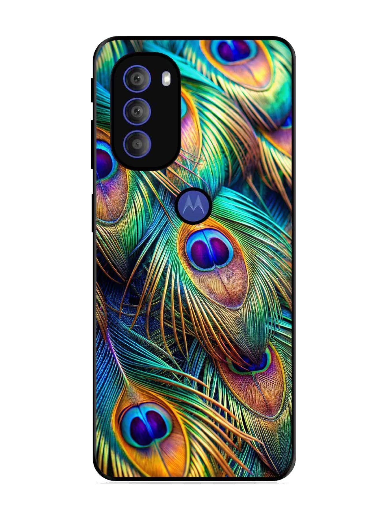 Motorola Moto G71 5G peacock feather