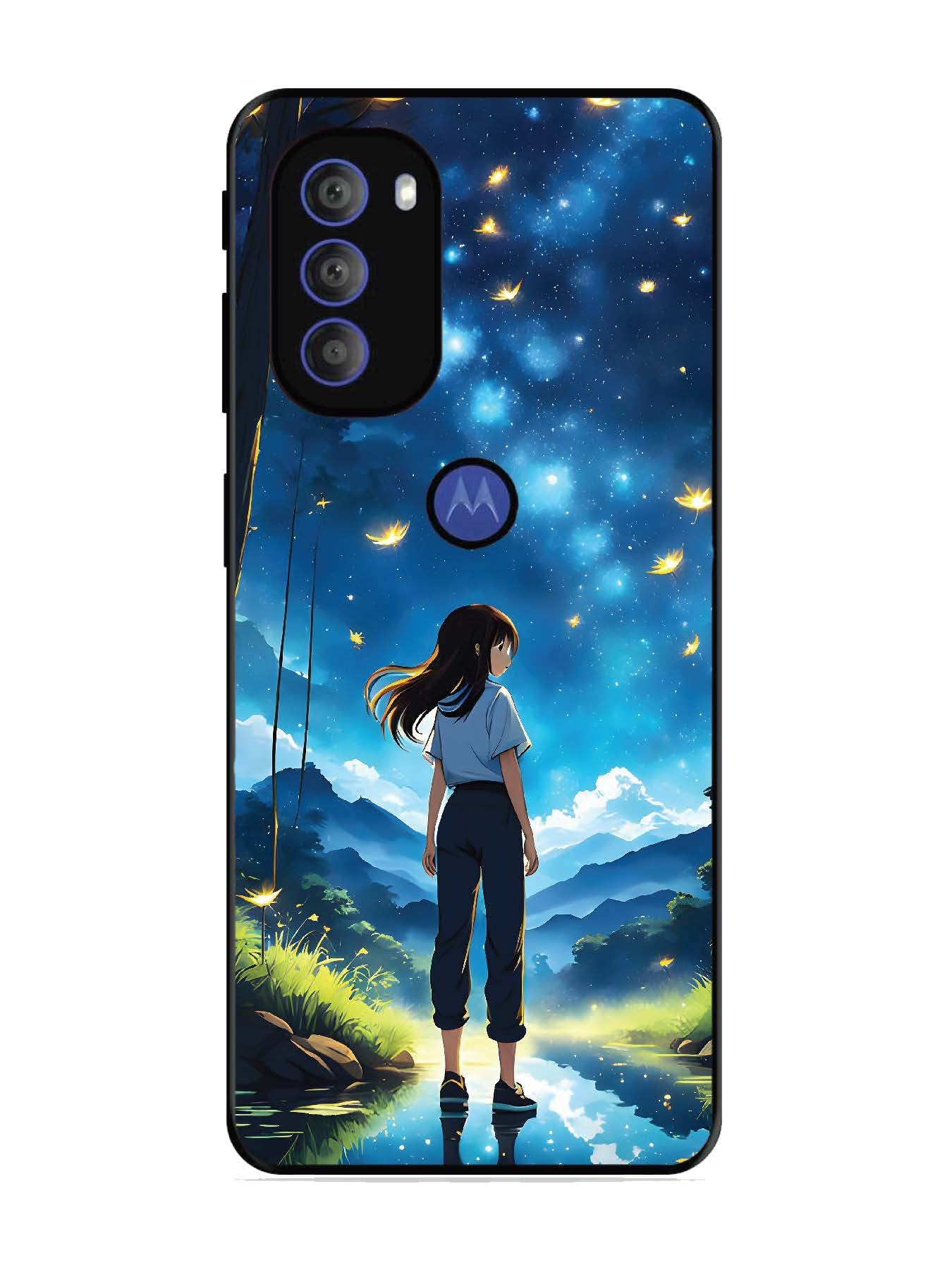 Motorola Moto G71 5G Girl In Beautiful Forest