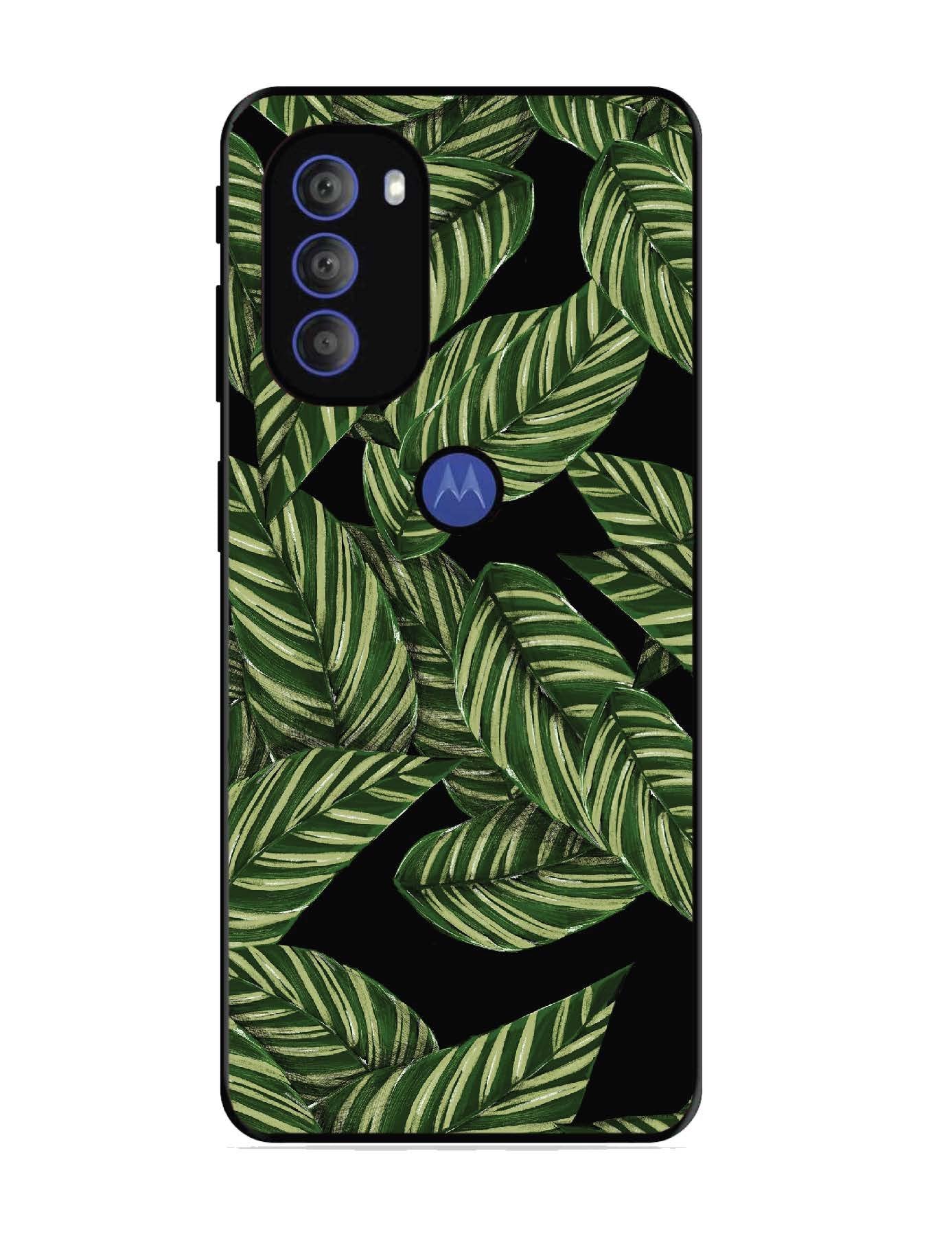 Motorola Moto G71 5G Leafs Pattern