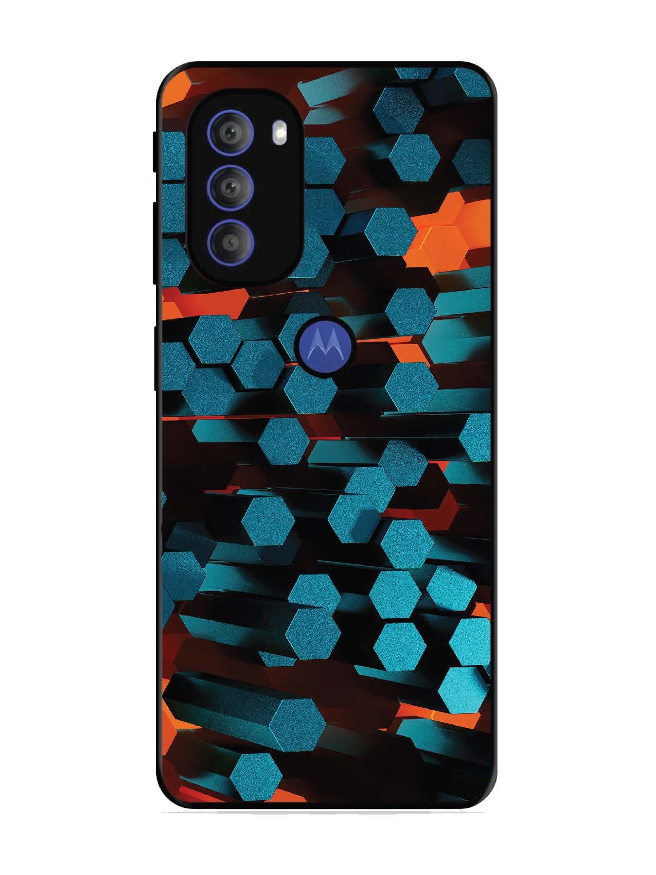 Motorola Moto G71 5G Hexagon 3D Abstract