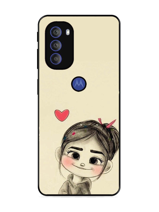 Motorola Moto G71 5G Cute Girl Looking at You