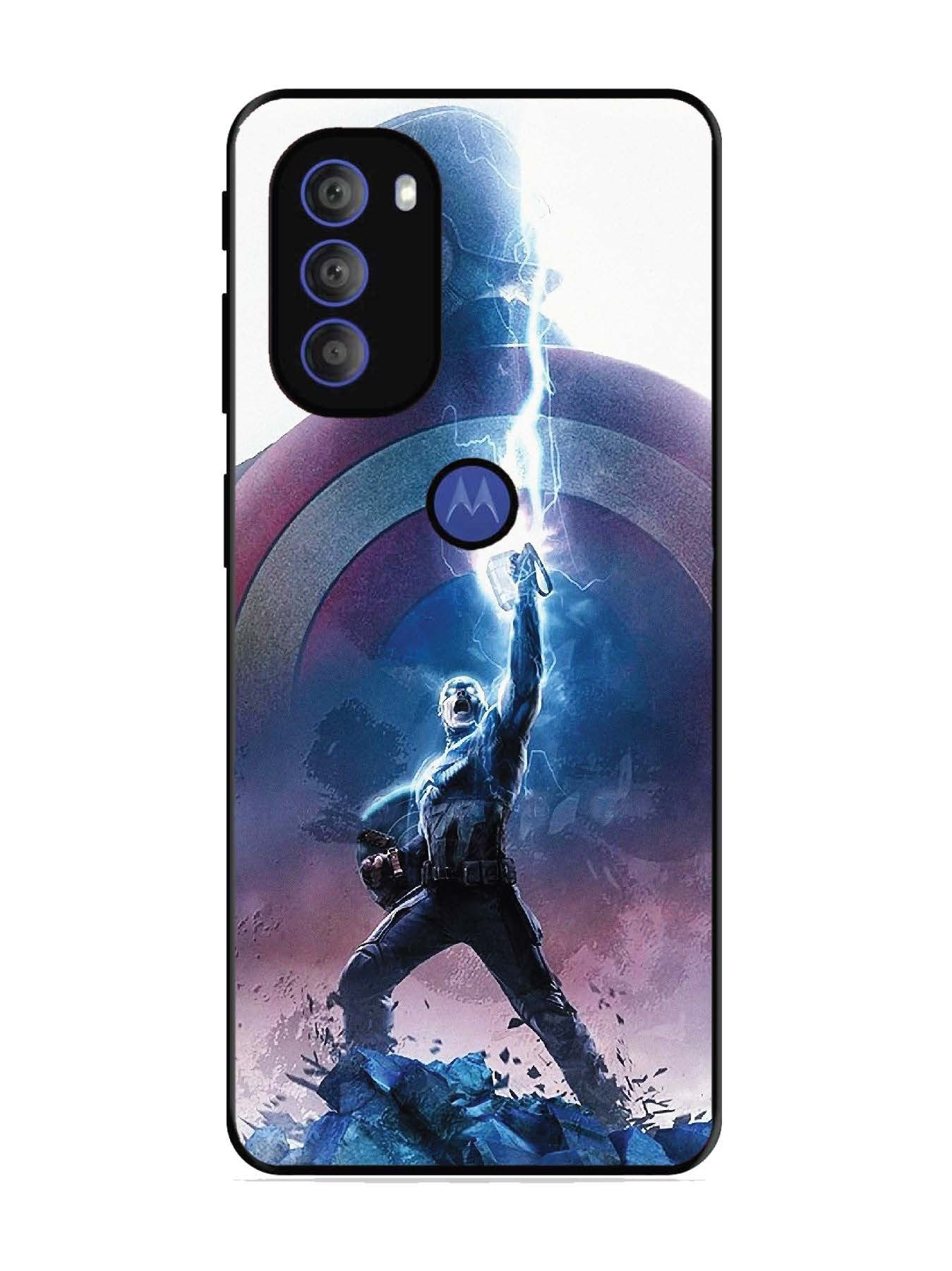 Motorola Moto G71 5G captain-america-thor-hammer-lightning