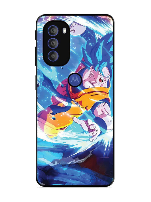 Motorola Moto G71 5G goku-blue-dragon-ball