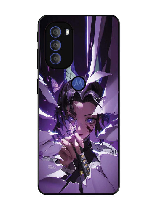 Motorola Moto G71 5G Purple Butterfly Hashira