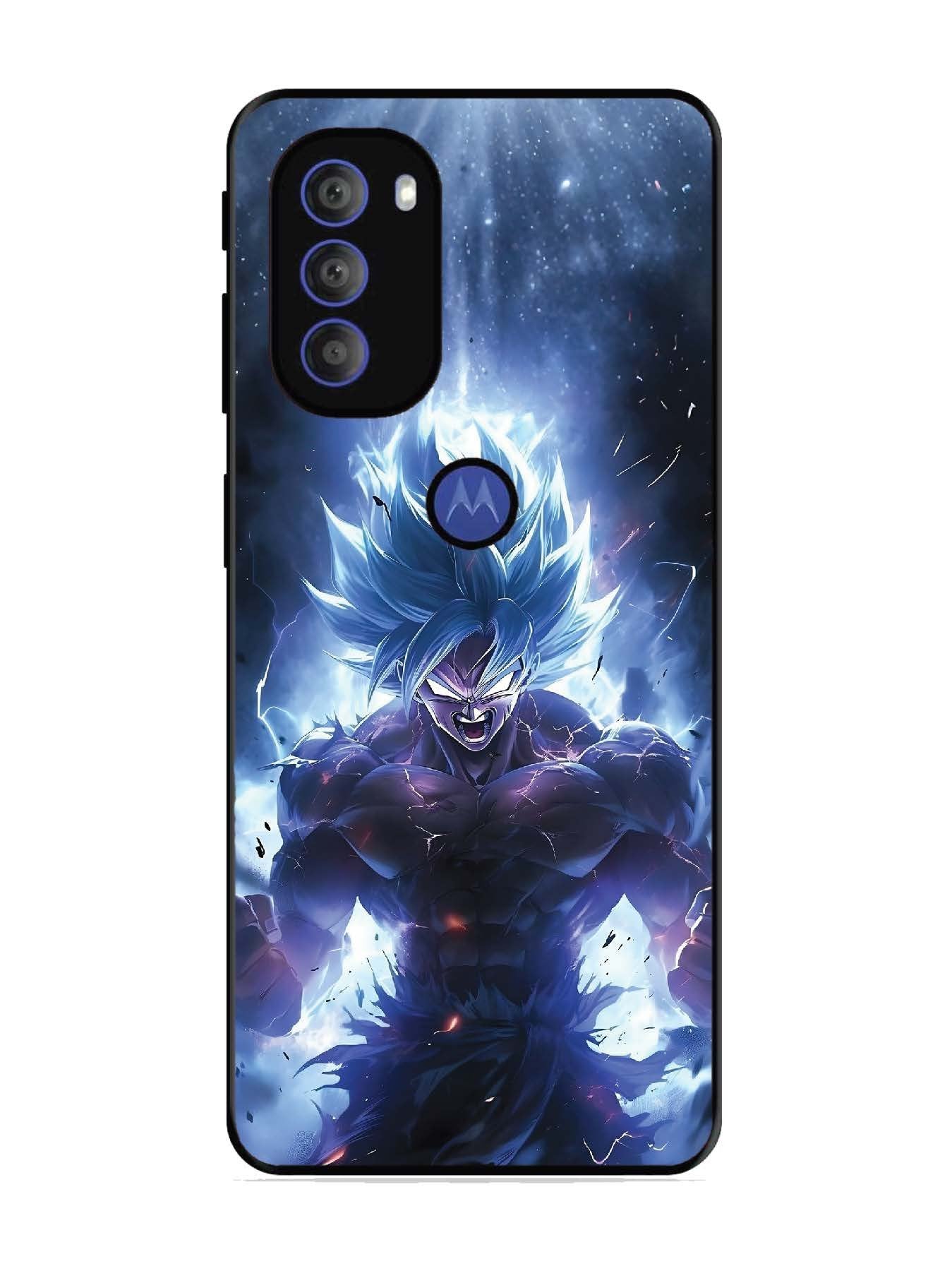 Motorola Moto G71 5G Super Saiyan Blue and Angry