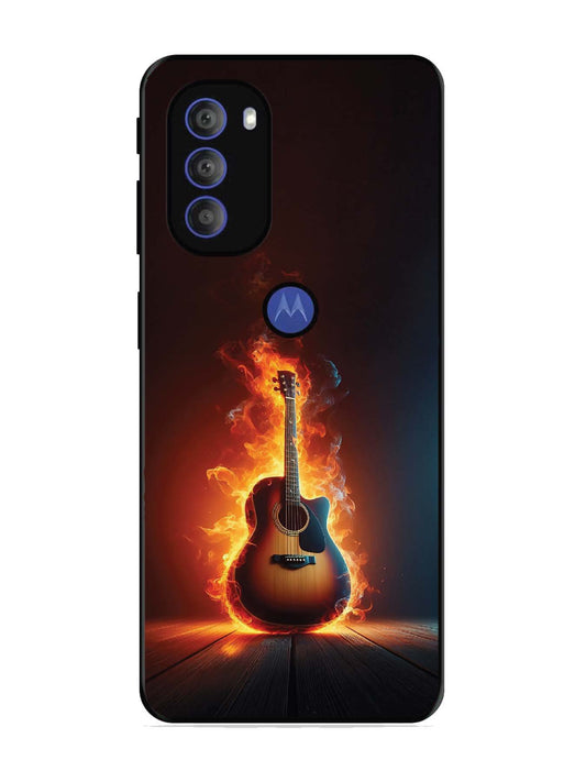 Motorola Moto G71 5G Fire Acoustic Guitar Stage Passion