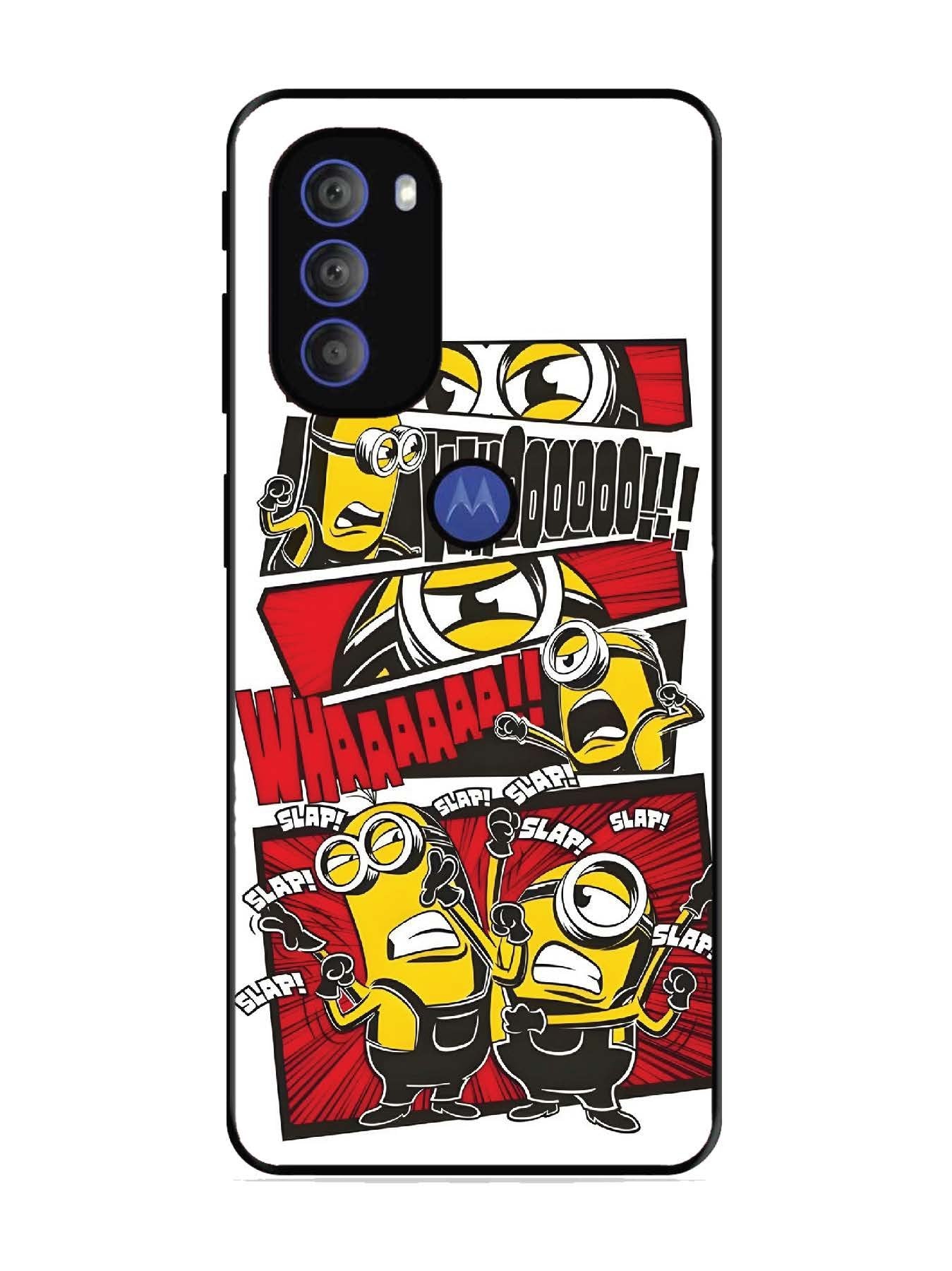 Motorola Moto G71 5G Minions Comic Panel Action