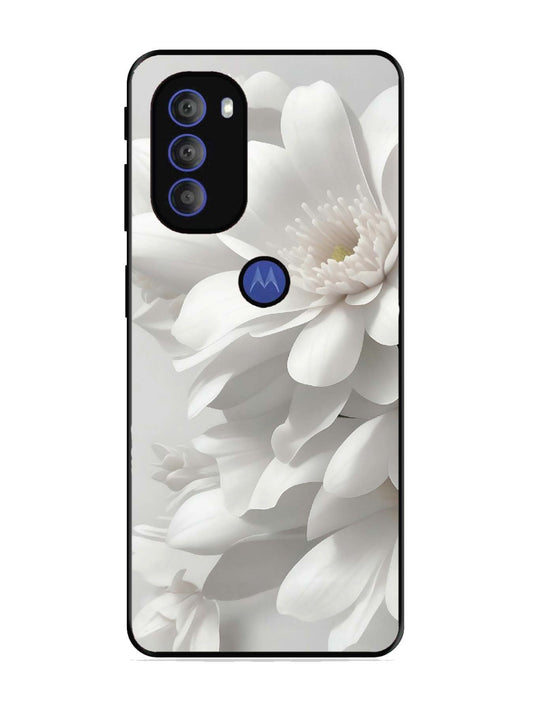 Motorola Moto G71 5G Soft Focus Purity white Flower