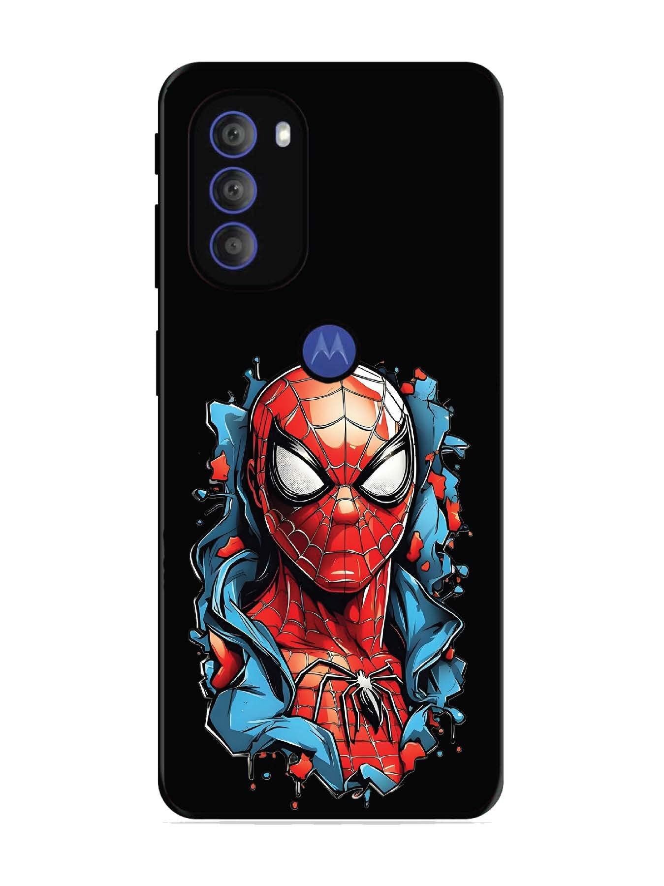 Motorola Moto G71 5G Spider man street art style