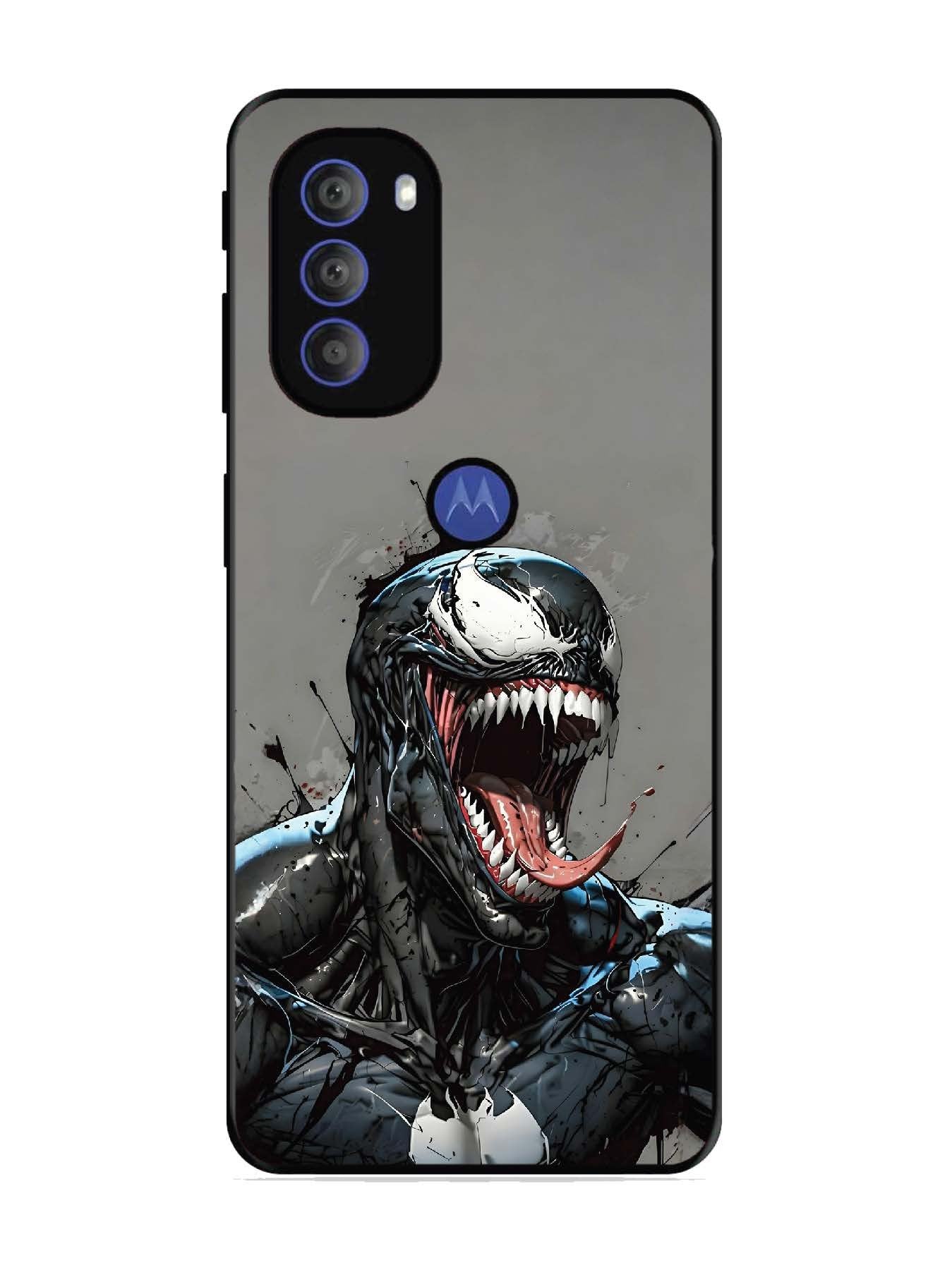 Motorola Moto G71 5G Venom Symbiote Grin Art