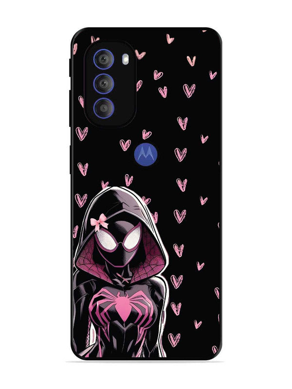 Motorola Moto G71 5G Spidergirl with hearts