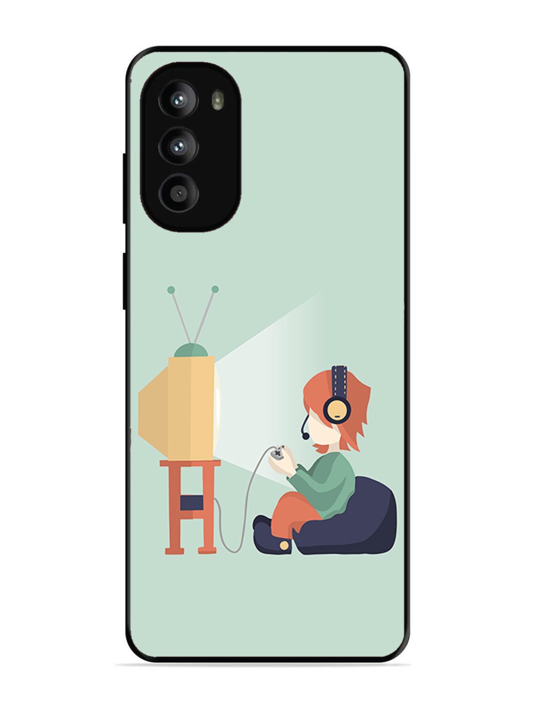 Motorola Moto G82 Kid Playing Game