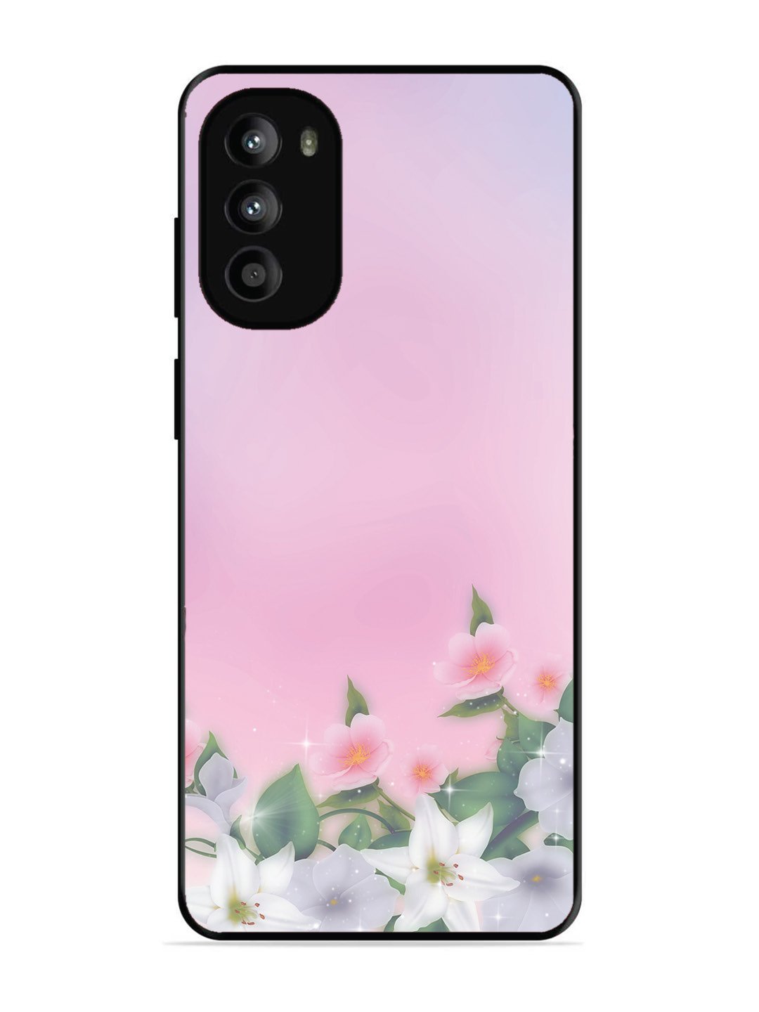 Motorola Moto G82 Pink Floral Elegance