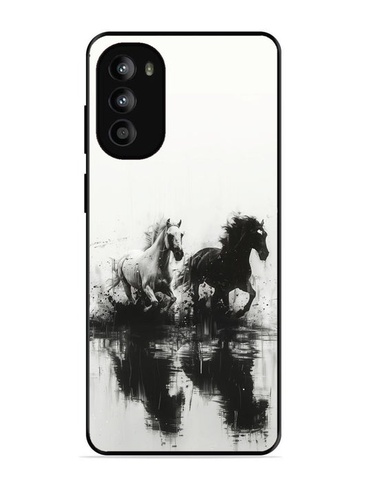 Motorola Moto G82 Black & White Horse