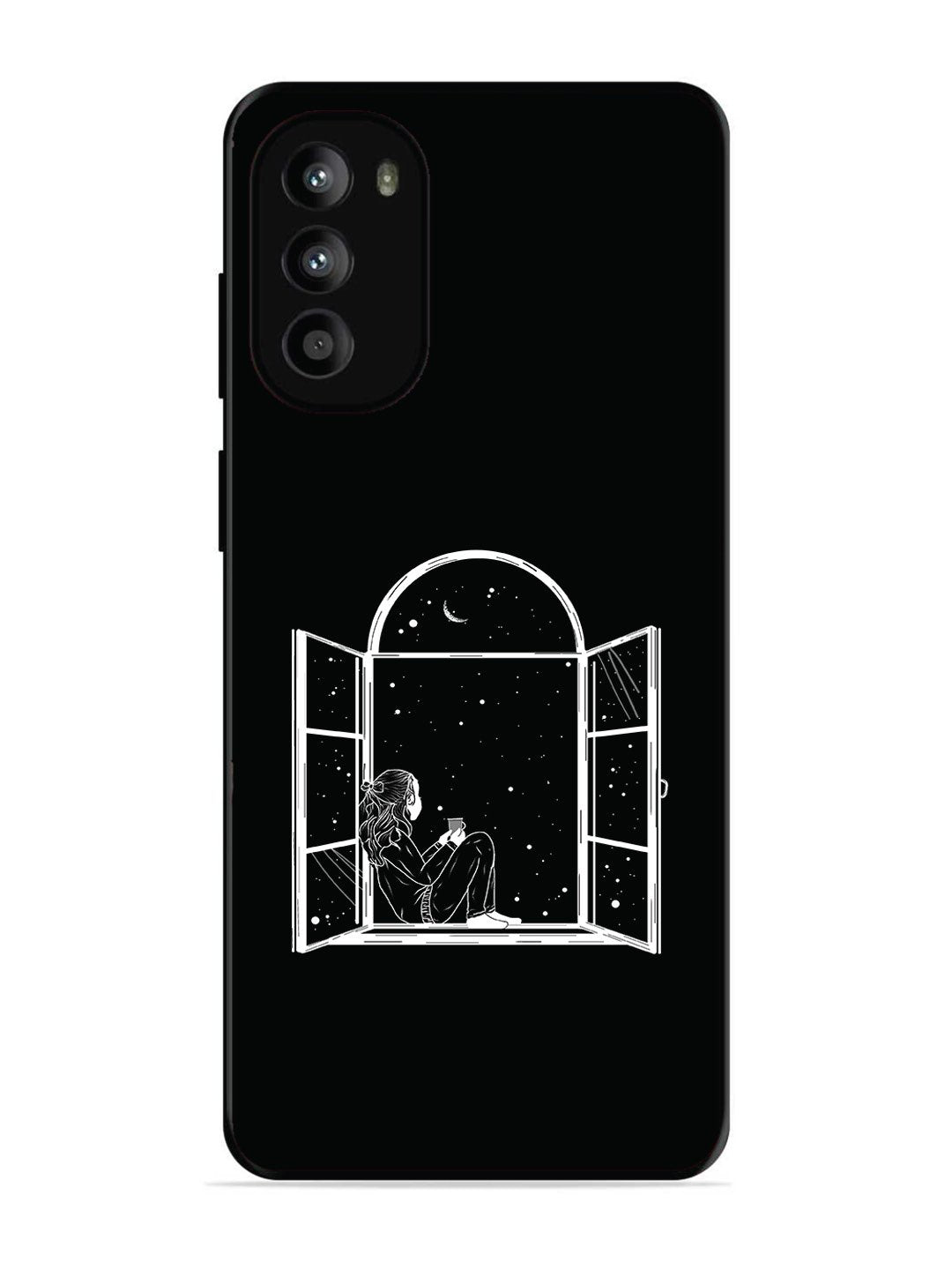 Motorola Moto G82 Little Girl on Window