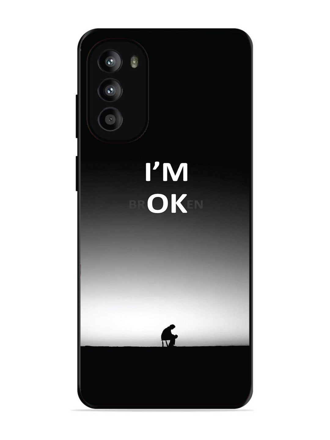Motorola Moto G82 I'm Broken A man on Chair Alone