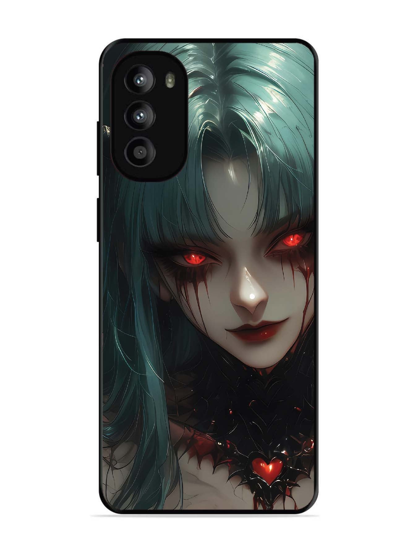 Motorola Moto G82 succubus-demon-anime-girl-red-eyes